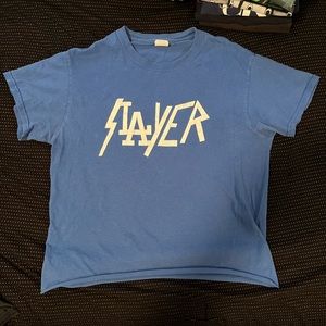 Slayer Dodgers Cropped T shirt